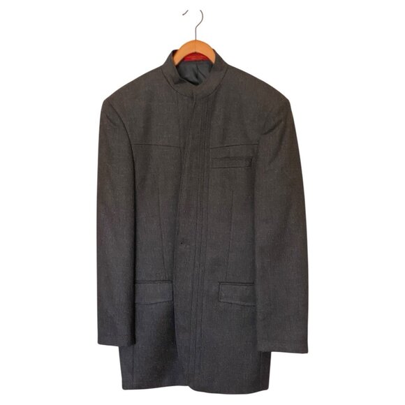 Rod Lavi Other - Rod Lavi Super 130s Men's 2 piece Suit Gray Jacket 42L Pants 36X30 Wool Cashmere